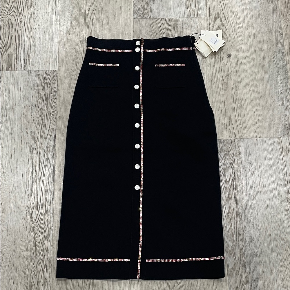 Sandro skirt Black Button-Down Skirt